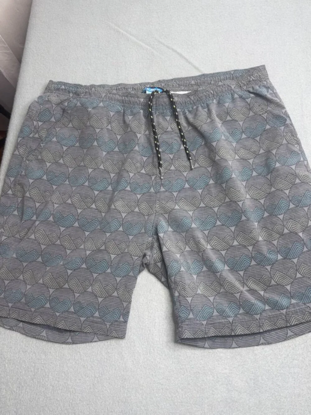 Men's Kavu Swim Shorts Draw String Outdoor Aztec Water size Large